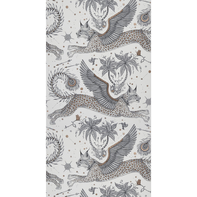 CLARKE AND CLARKE W0118/04.CAC.0 LYNX NUDE  Wallpaper - Eade's Wallpaper