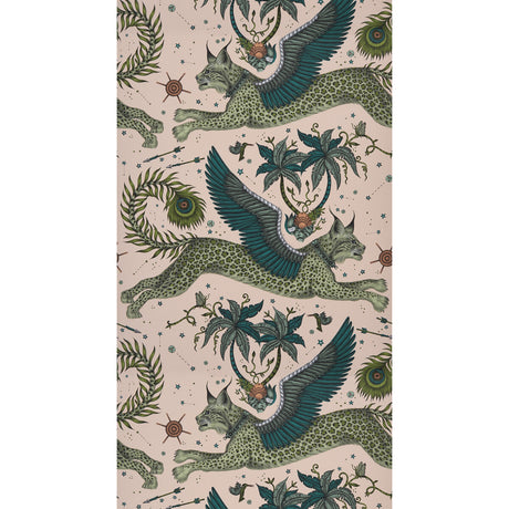 CLARKE AND CLARKE W0118/05.CAC.0 LYNX PINK  Wallpaper - Eade's Wallpaper