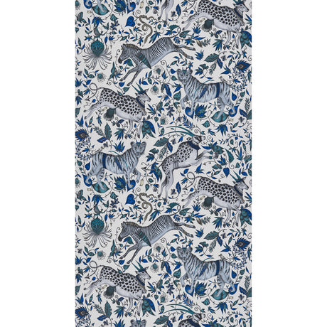 CLARKE AND CLARKE W0119/01.CAC.0 PROTEA BLUE  Wallpaper - Eade's Wallpaper