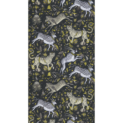 CLARKE AND CLARKE W0119/02.CAC.0 PROTEA CHARCOAL  Wallpaper - Eade's Wallpaper