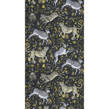 CLARKE AND CLARKE W0119/02.CAC.0 PROTEA CHARCOAL  Wallpaper - Eade's Wallpaper