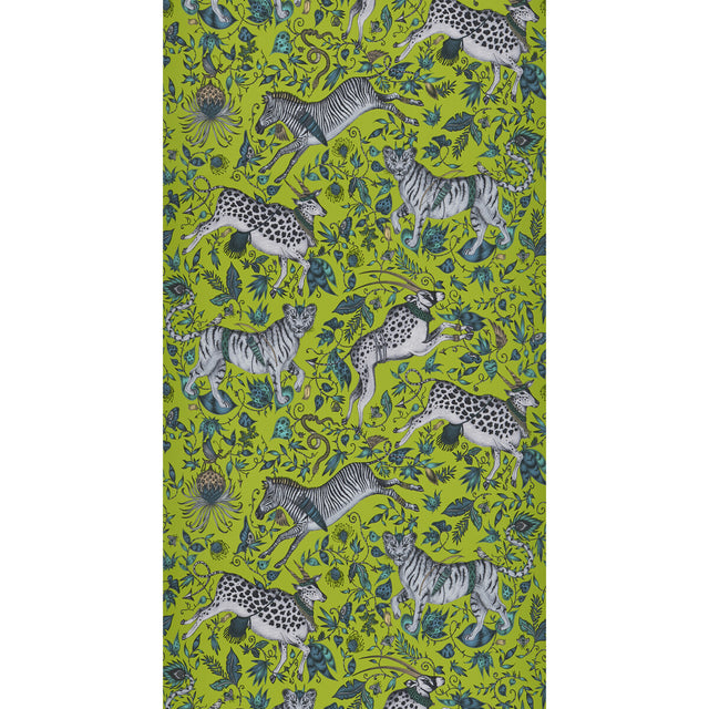 CLARKE AND CLARKE W0119/05.CAC.0 PROTEA LIME  Wallpaper - Eade's Wallpaper