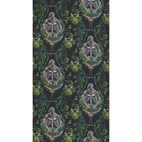 CLARKE AND CLARKE W0120/01.CAC.0 SILVERBACK CHARCOAL  Wallpaper - Eade's Wallpaper