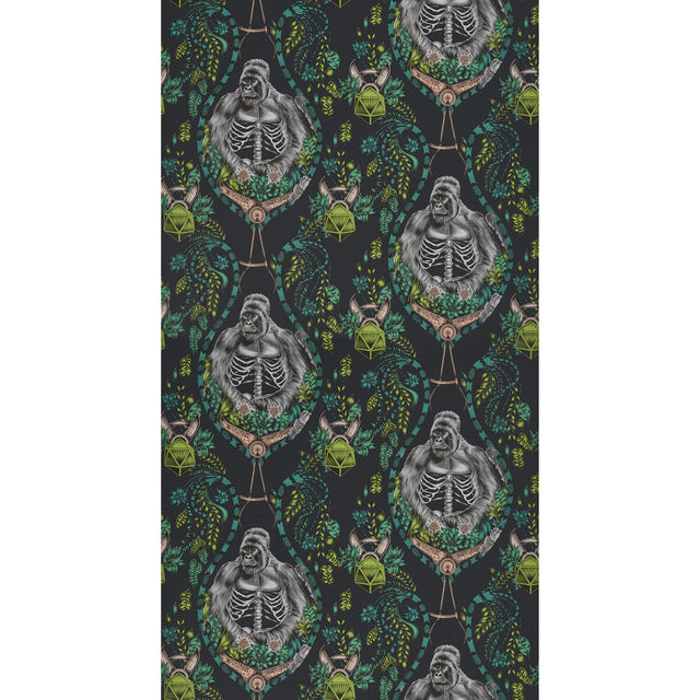 CLARKE AND CLARKE W0120/01.CAC.0 SILVERBACK CHARCOAL  Wallpaper - Eade's Wallpaper