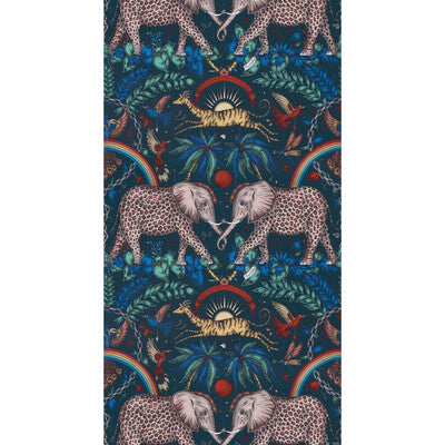CLARKE AND CLARKE W0121/04.CAC.0 ZAMBEZI NAVY  Wallpaper - Eade's Wallpaper