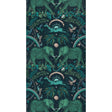 CLARKE AND CLARKE W0121/06.CAC.0 ZAMBEZI TEAL Wallpaper - Eade's Wallpaper