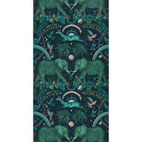 CLARKE AND CLARKE W0121/06.CAC.0 ZAMBEZI TEAL Wallpaper - Eade's Wallpaper