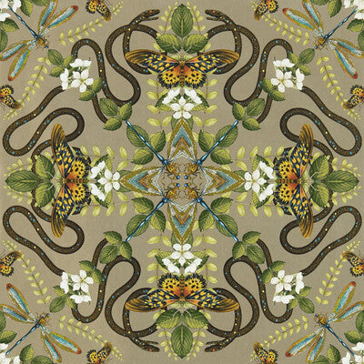 CLARKE AND CLARKE W0129/02.CAC.0 EMERALD FOREST WP GILVER Wallpaper - Eade's Wallpaper