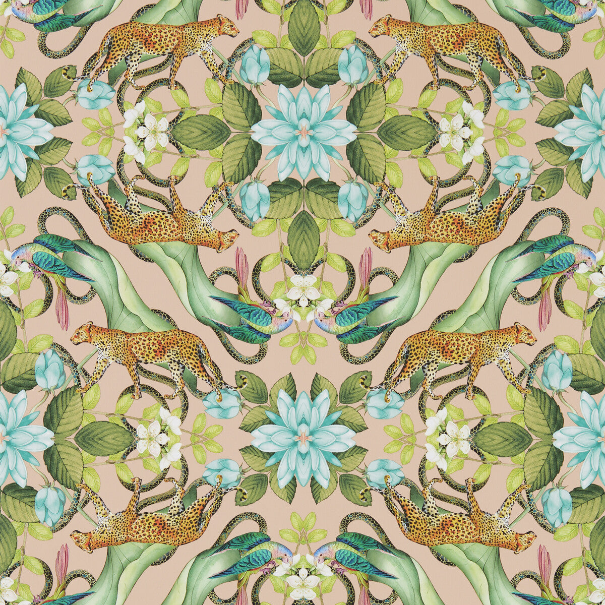 CLARKE AND CLARKE W0131/02.CAC.0 MENAGERIE WP BLUSH Wallpaper - Eade's Wallpaper