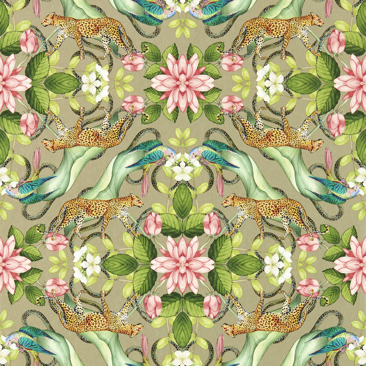 CLARKE AND CLARKE W0131/03.CAC.0 MENAGERIE WP GILVER Wallpaper - Eade's Wallpaper
