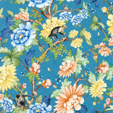 CLARKE AND CLARKE W0133/03.CAC.0 SAPPHIRE GARDEN WP SAPPHIRE Wallpaper - Eade's Wallpaper