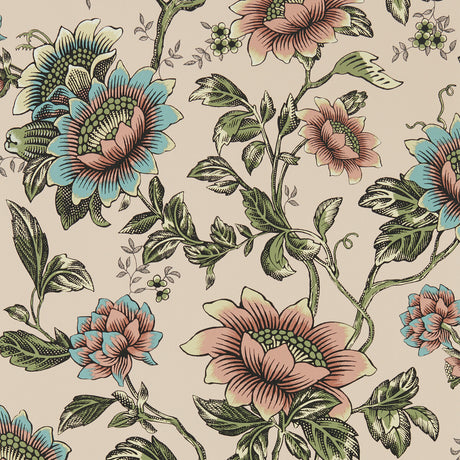 CLARKE AND CLARKE W0134/01.CAC.0 TONQUIN WP BLUSH Wallpaper - Eade's Wallpaper