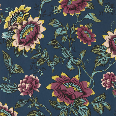 CLARKE AND CLARKE W0134/03.CAC.0 TONQUIN WP MIDNIGHT Wallpaper - Eade's Wallpaper