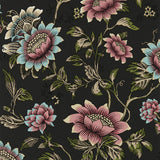 CLARKE AND CLARKE W0134/04.CAC.0 TONQUIN WP NOIR Wallpaper - Eade's Wallpaper