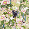 CLARKE AND CLARKE W0137/01.CAC.0 WATERLILY WP BLUSH Wallpaper - Eade's Wallpaper