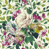 CLARKE AND CLARKE W0139/03.CAC.0 BLOOM FUCHSIA WP Wallpaper - Eade's Wallpaper
