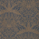 CLARKE AND CLARKE W0141/02.CAC.0 LEOPARDO COPPER/MIDNIGHT WP Wallpaper - Eade's Wallpaper