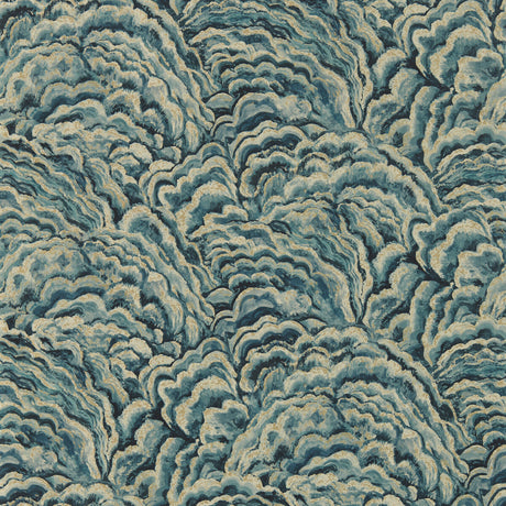 CLARKE AND CLARKE W0142/03.CAC.0 LUMINO KINGFISHER/GILVER WP Wallpaper - Eade's Wallpaper
