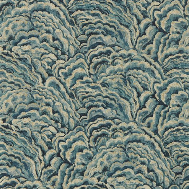 CLARKE AND CLARKE W0142/03.CAC.0 LUMINO KINGFISHER/GILVER WP Wallpaper - Eade's Wallpaper