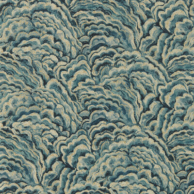 CLARKE AND CLARKE W0142/03.CAC.0 LUMINO KINGFISHER/GILVER WP Wallpaper - Eade's Wallpaper