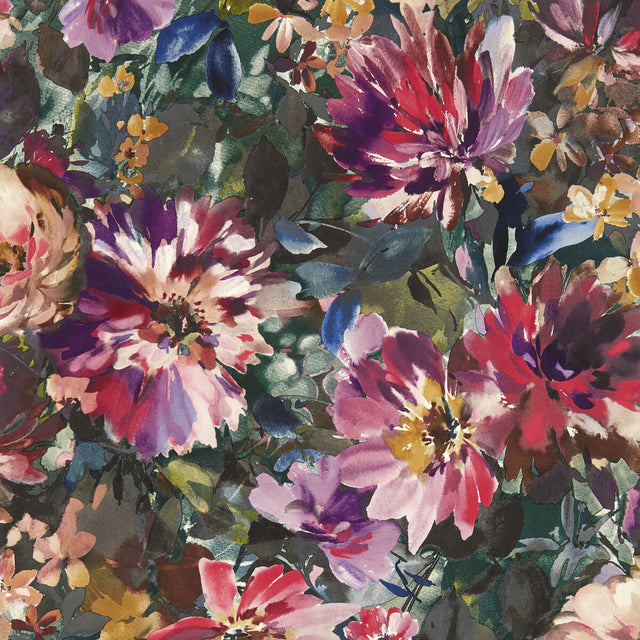 CLARKE AND CLARKE W0145/01.CAC.0 TAHITI AMETHYST/EMERALD WP Wallpaper - Eade's Wallpaper