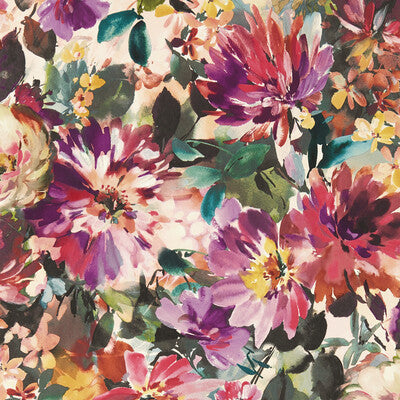 CLARKE AND CLARKE W0145/02.CAC.0 TAHITI FUCHSIA WP Wallpaper - Eade's Wallpaper
