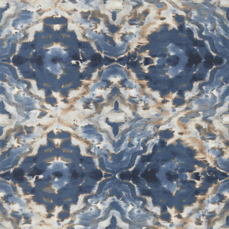 CLARKE AND CLARKE W0147/02.CAC.0 AQUEOUS MIDNIGHT/SPICE WP Wallpaper - Eade's Wallpaper