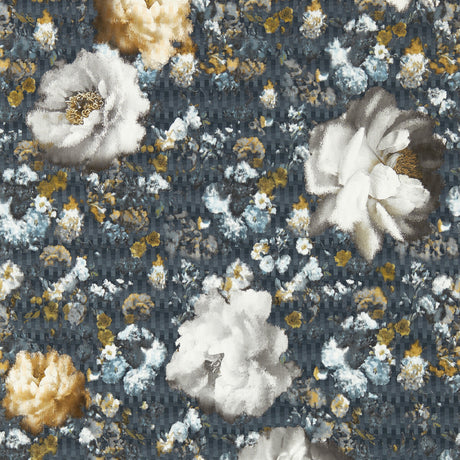 CLARKE AND CLARKE W0148/02.CAC.0 CAMILE MIDNIGHT/GOLD WP Wallpaper - Eade's Wallpaper