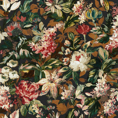 CLARKE AND CLARKE W0158/05.CAC.0 LILUM RUSSET NOIR WP Wallpaper - Eade's Wallpaper