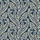 CLARKE AND CLARKE W0161/01.CAC.0 REGALE DENIM WP Wallpaper - Eade's Wallpaper