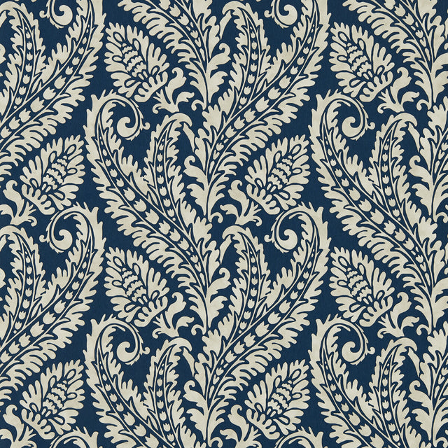 CLARKE AND CLARKE W0161/01.CAC.0 REGALE DENIM WP Wallpaper - Eade's Wallpaper