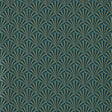 CLARKE AND CLARKE W0164/04.CAC.0 CHRYSLER TEAL WP Wallpaper - Eade's Wallpaper