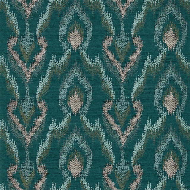 CLARKE AND CLARKE W0170/03.CAC.0 VELLUTO TEAL WP Wallpaper - Eade's Wallpaper