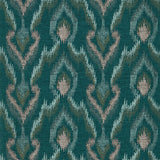 CLARKE AND CLARKE W0170/03.CAC.0 VELLUTO TEAL WP Wallpaper - Eade's Wallpaper