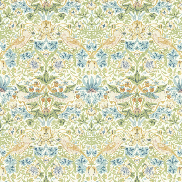 CLARKE AND CLARKE W0171/01.CAC.0 STRAWBERRY THIEF APPLE WP Wallpaper - Eade's Wallpaper