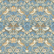 CLARKE AND CLARKE W0171/02.CAC.0 STRAWBERRY THIEF DENIM WP Wallpaper - Eade's Wallpaper