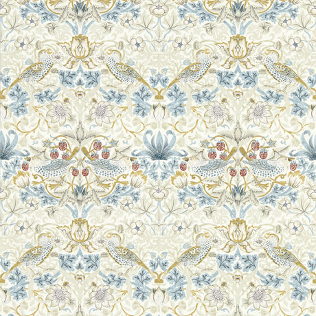 CLARKE AND CLARKE W0171/03.CAC.0 STRAWBERRY THIEF LINEN WP Wallpaper - Eade's Wallpaper