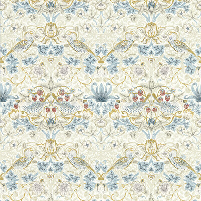 CLARKE AND CLARKE W0171/03.CAC.0 STRAWBERRY THIEF LINEN WP Wallpaper - Eade's Wallpaper
