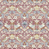 CLARKE AND CLARKE W0171/04.CAC.0 STRAWBERRY THIEF PLUM WP Wallpaper - Eade's Wallpaper