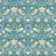 CLARKE AND CLARKE W0171/06.CAC.0 STRAWBERRY THIEF TEAL WP Wallpaper - Eade's Wallpaper