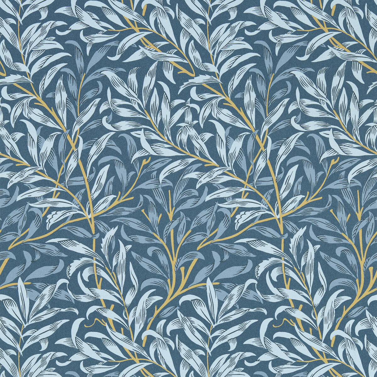 CLARKE AND CLARKE W0172/01.CAC.0 WILLOW BOUGHS DENIM WP Wallpaper - Eade's Wallpaper