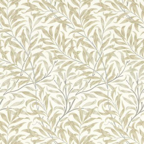 CLARKE AND CLARKE W0172/03.CAC.0 WILLOW BOUGHS LINEN WP Wallpaper - Eade's Wallpaper