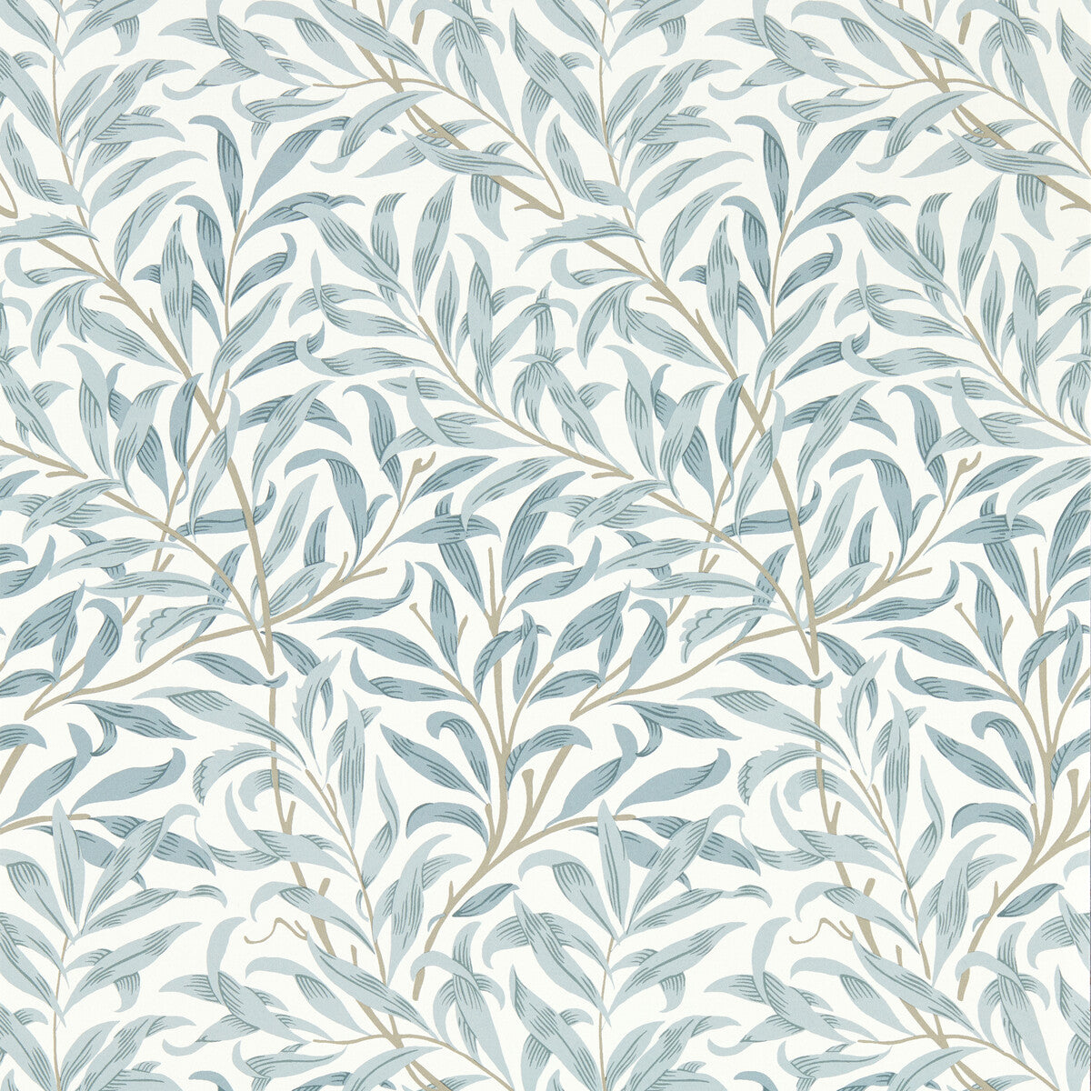 CLARKE AND CLARKE W0172/04.CAC.0 WILLOW BOUGHS MINERAL WP Wallpaper - Eade's Wallpaper