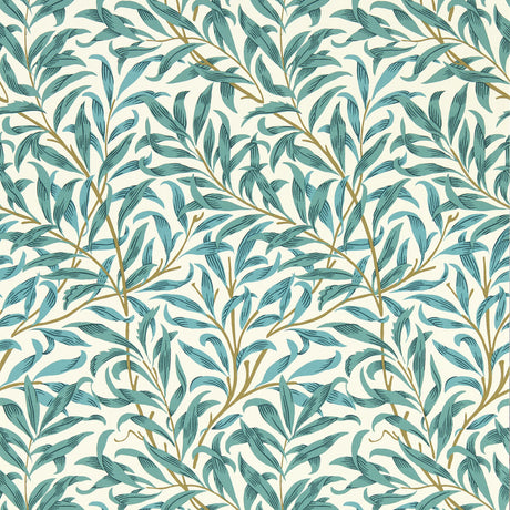 CLARKE AND CLARKE W0172/05.CAC.0 WILLOW BOUGHS TEAL WP Wallpaper - Eade's Wallpaper