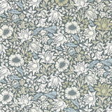 CLARKE AND CLARKE W0173/01.CAC.0 MALLOW SLATE WP Wallpaper - Eade's Wallpaper