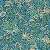 CLARKE AND CLARKE W0173/02.CAC.0 MALLOW TEAL WP Wallpaper - Eade's Wallpaper