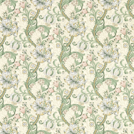 CLARKE AND CLARKE W0174/01.CAC.0 GOLDEN LILY LINEN WP Wallpaper - Eade's Wallpaper