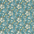 CLARKE AND CLARKE W0174/03.CAC.0 GOLDEN LILY TEAL WP Wallpaper - Eade's Wallpaper