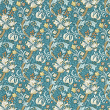 CLARKE AND CLARKE W0174/03.CAC.0 GOLDEN LILY TEAL WP Wallpaper - Eade's Wallpaper