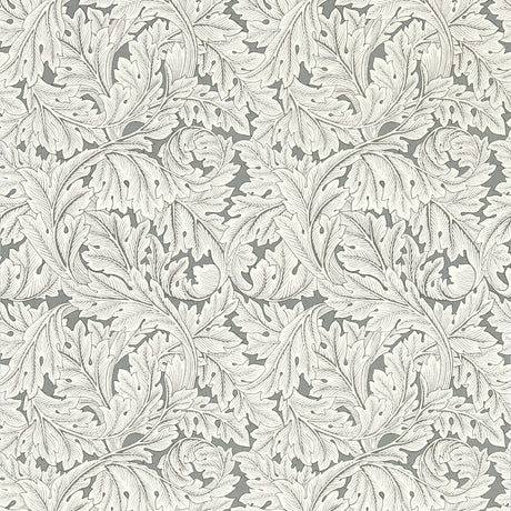 CLARKE AND CLARKE W0175/02.CAC.0 ACANTHUS SLATE WP Wallpaper - Eade's Wallpaper